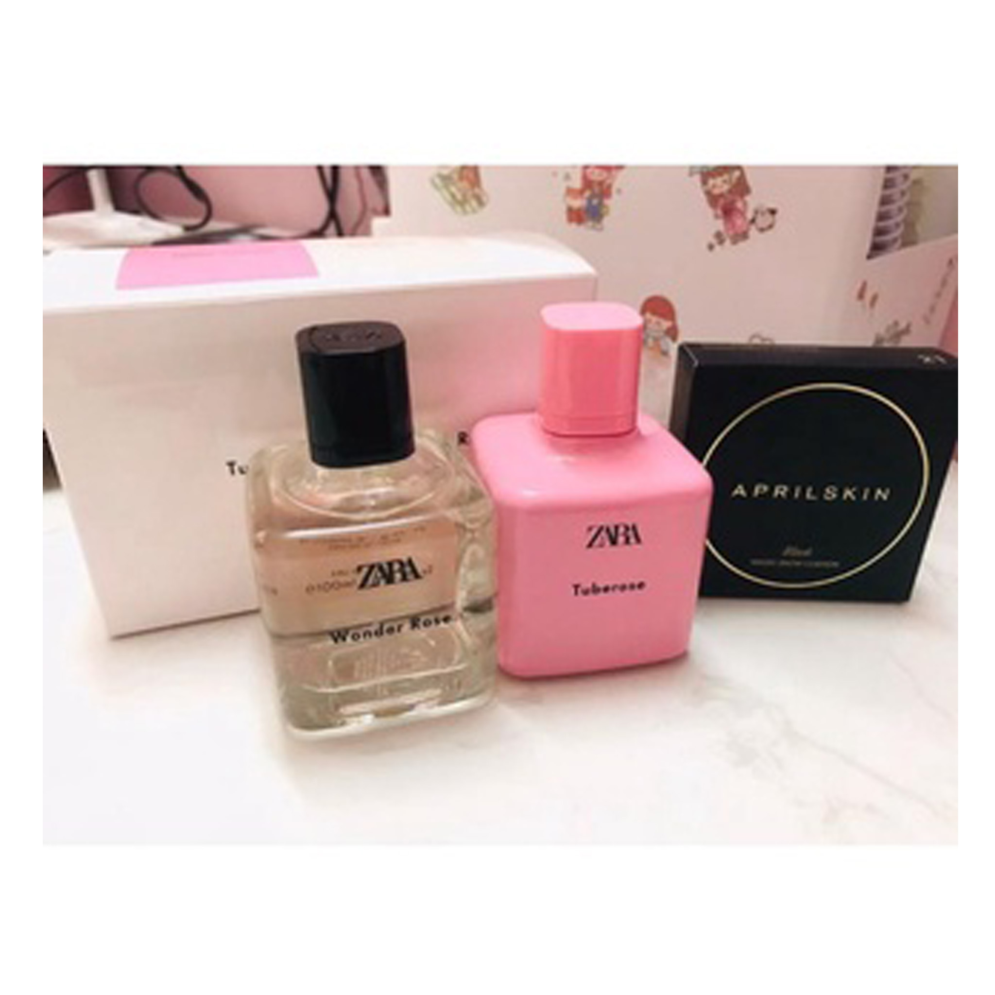 Nước hoa nữ zara wonder rose 90 ml / 3.38 oz + tuberose 90 ml / 3.38 oz - n15