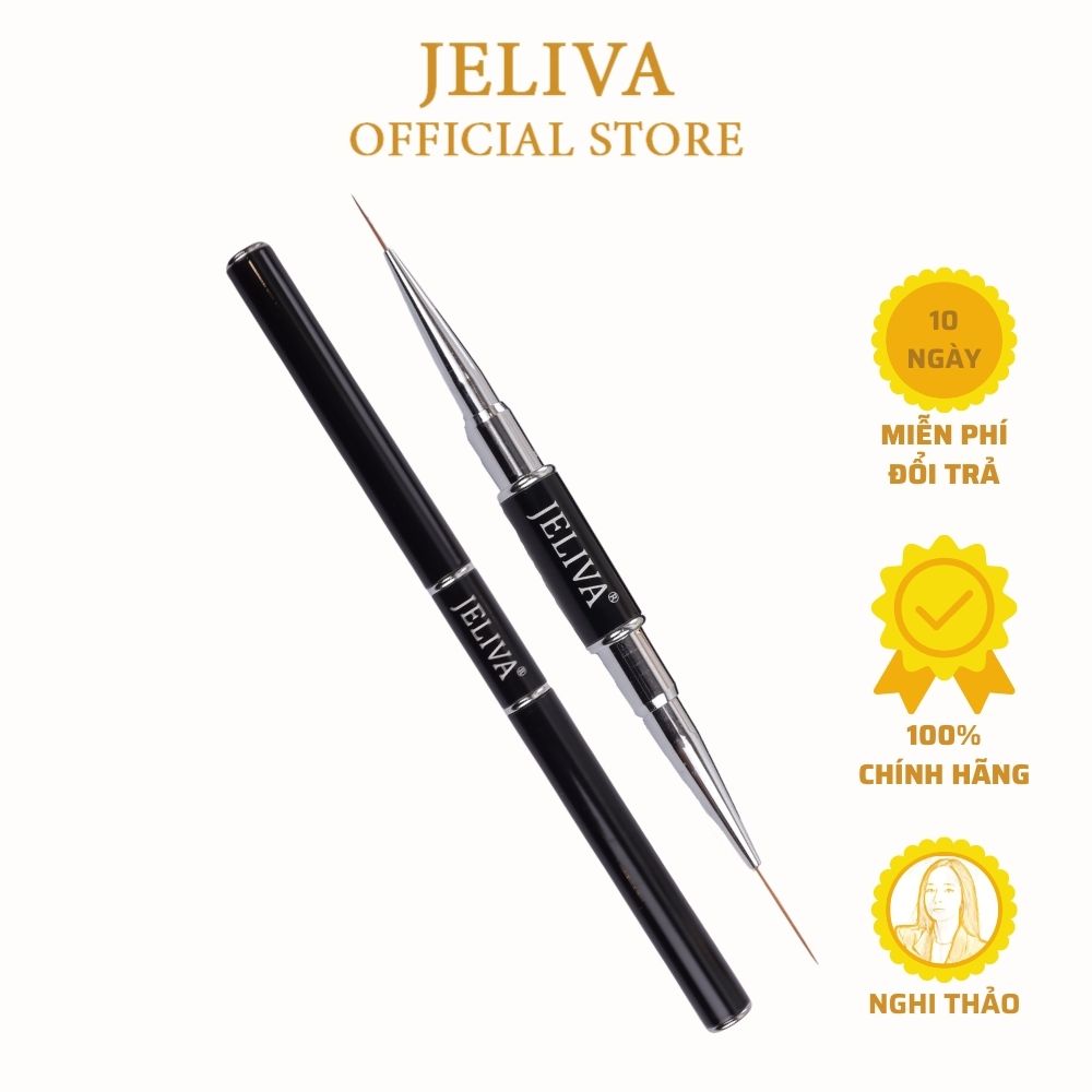 Cọ vẽ nét nail 2 đầu Jeliva