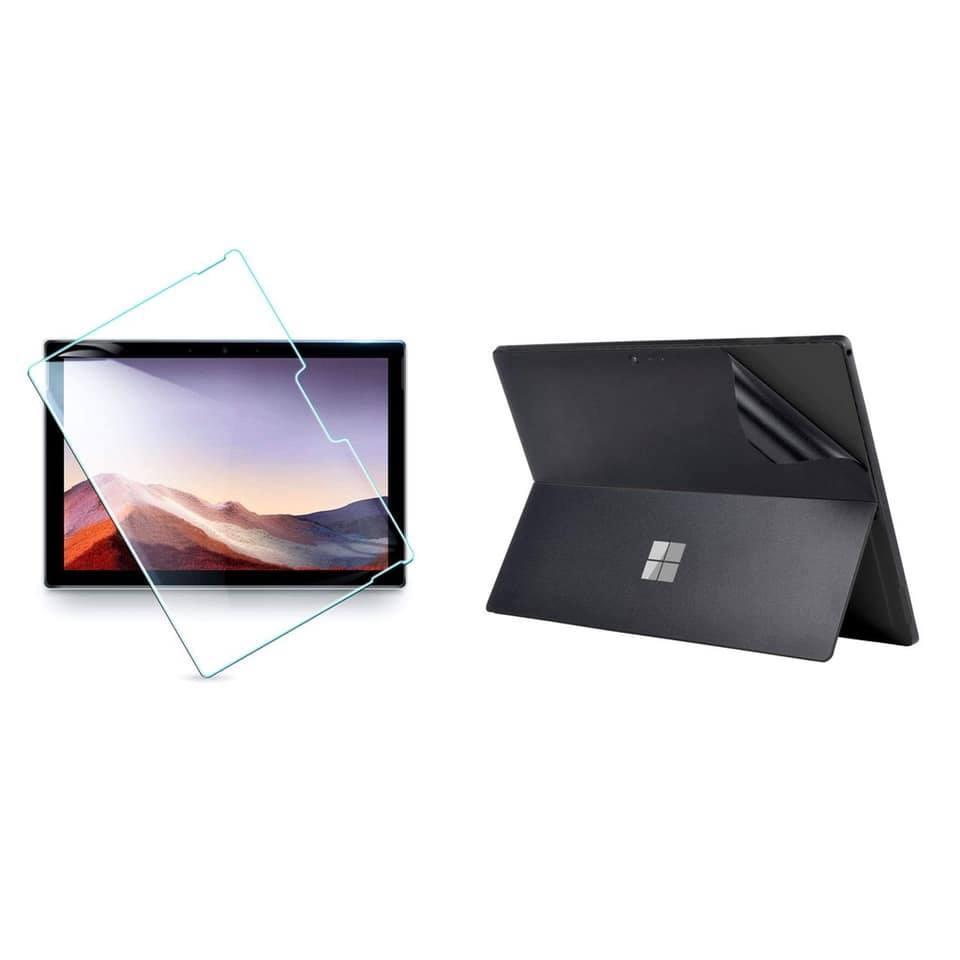 Combo 2 in 1 Bộ Kính Cường Lực Và Dán Mặt Lưng  JRC Cho Surface Pro 4, 5, 6 và Surface pro 7