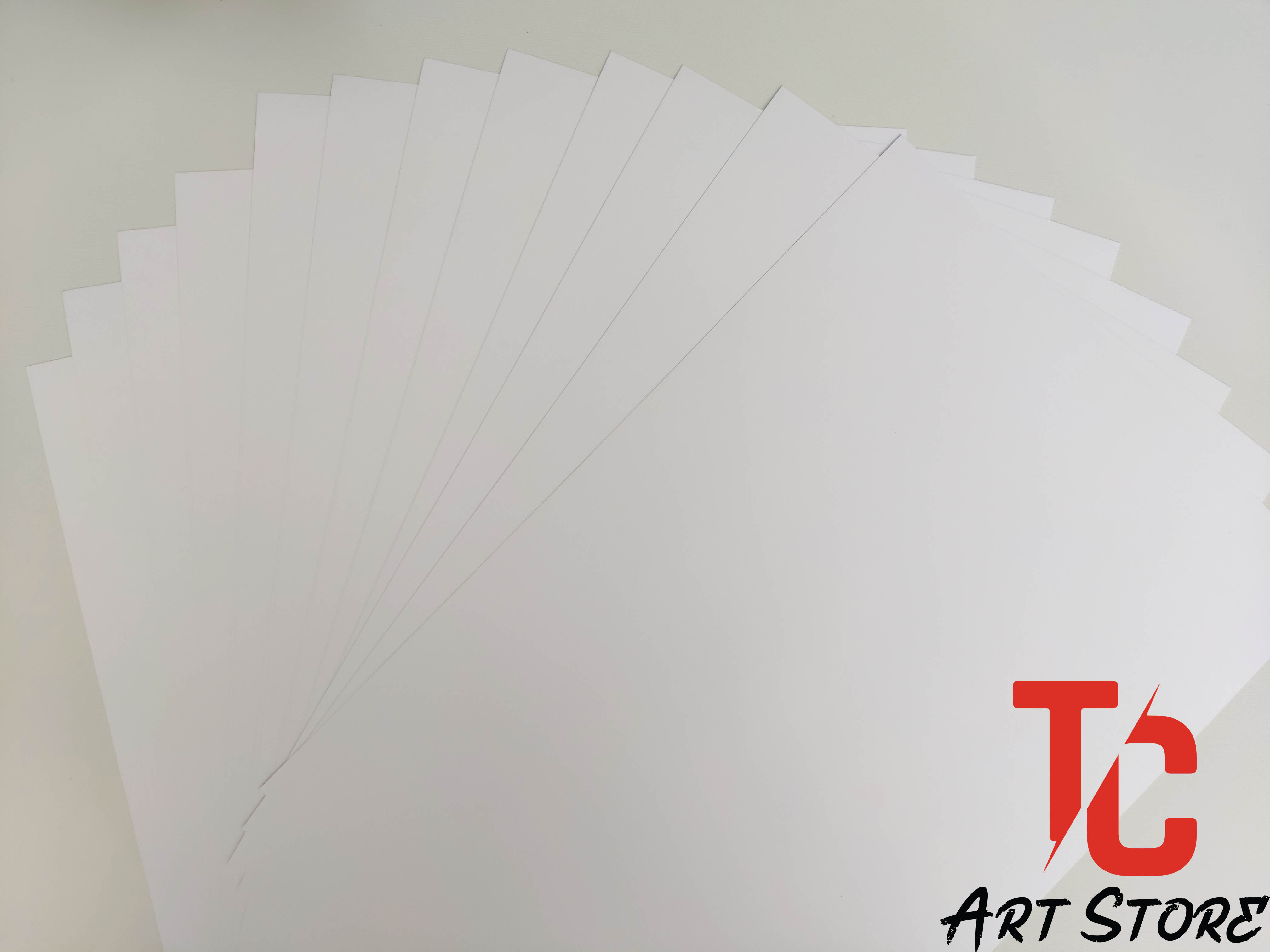 [TC Art Store] Giấy Roki Vẽ Truyền Thần Khổ A3, A4 - 2 Mặt Trắng 180gsm