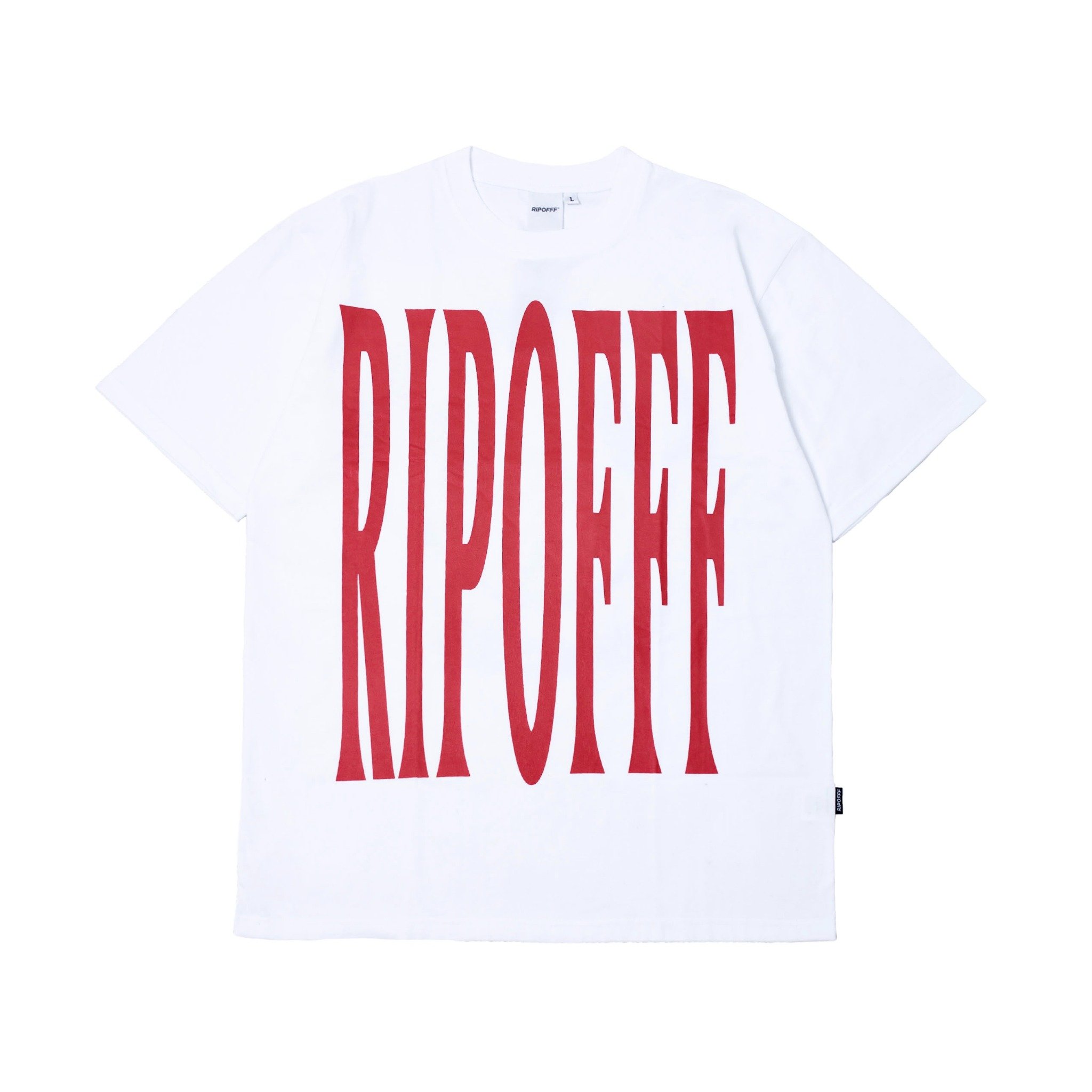 Ripofff big logo t-shirt - white