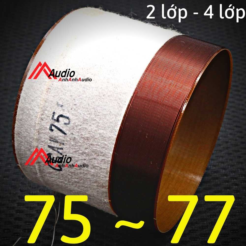 Coil bass 75.5 – 75.0 – 76.2 – 76.5 – 77 phíp bố