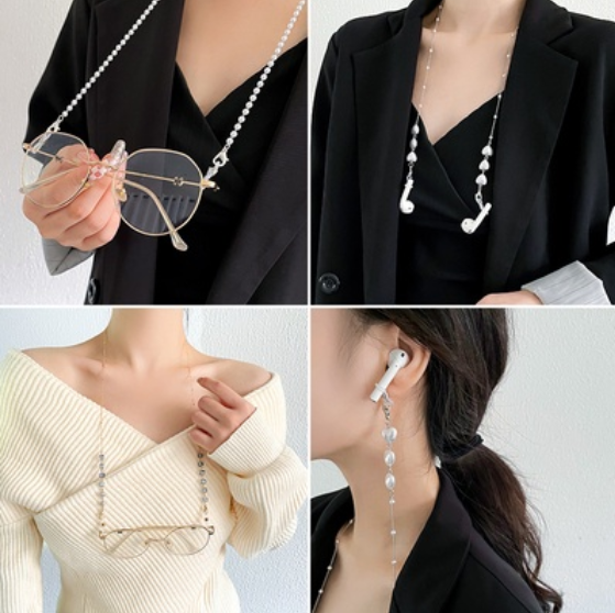 Dây đeo khẩu trang - mắt kính - airpod thời trang phong cách Hàn Quốc