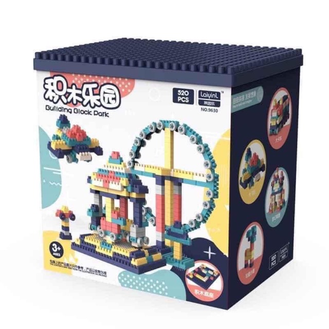 BỘ LEGO BUILDING BLOCK 520 chi tiết