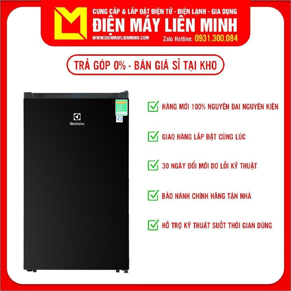Tủ lạnh electrolux 94 lít eum0930bd-vn mới 2022 - giao hàng miễn phí hcm