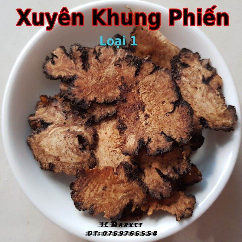 100 gram Xuyên Khung Phiến Nguyên chất