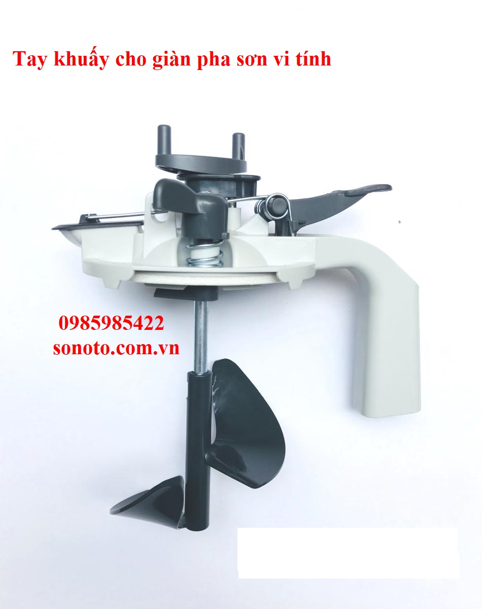 Tay khuấy sơn cho lon 1 lít, tay trộn sơn cho lon 1 lít, tay khuấy 1L cho giàn sơn vi tính - phụ kiện dàn sơn SONQUANGPHU422