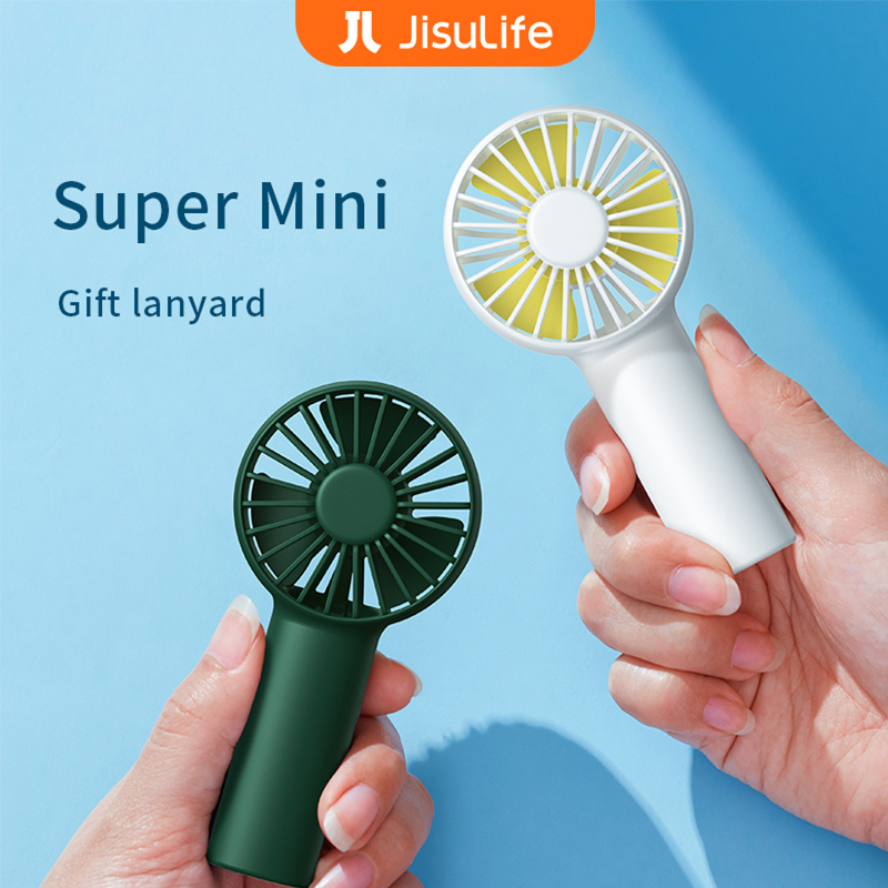 JISULIFE Quạt Mini Sạc Điện Thiết bị cầm tay có thể sạc lại 2000mAh