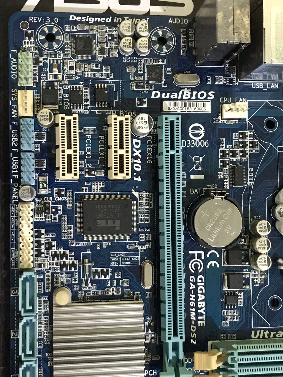 Main gigabyte h61m-ds2 - hàng chính hãng tặng keo tản nhiệt cpu