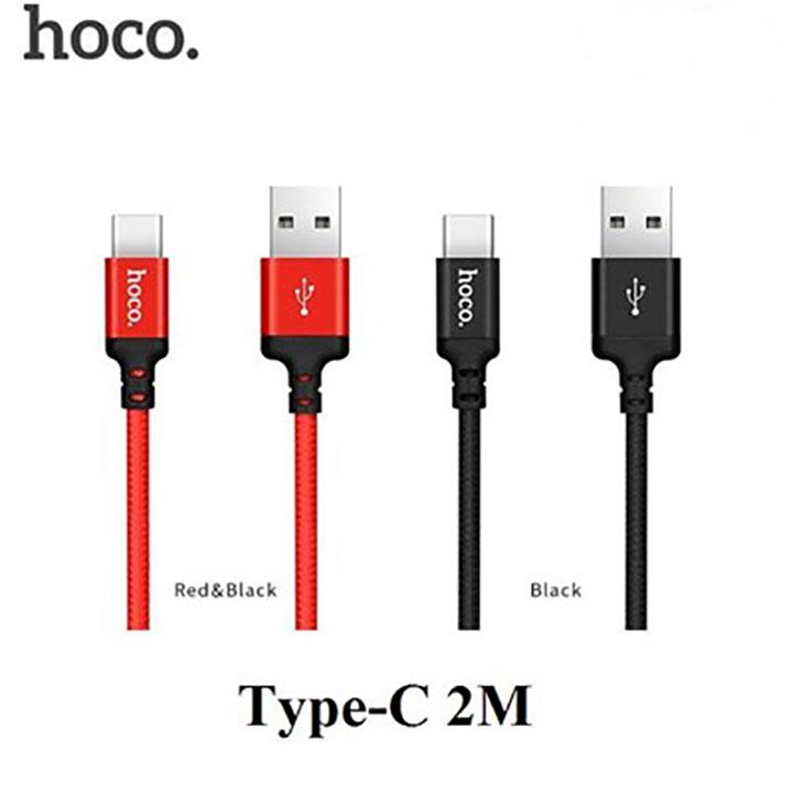 Cáp sạc hoco x14 type c - 2m android