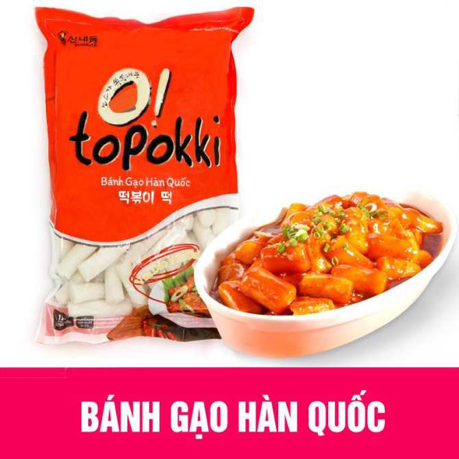 1KG BÁNH GẠO TOKBOKKI ĐẶC SẢN HÀN QUỐC - doanvat_hangduong
