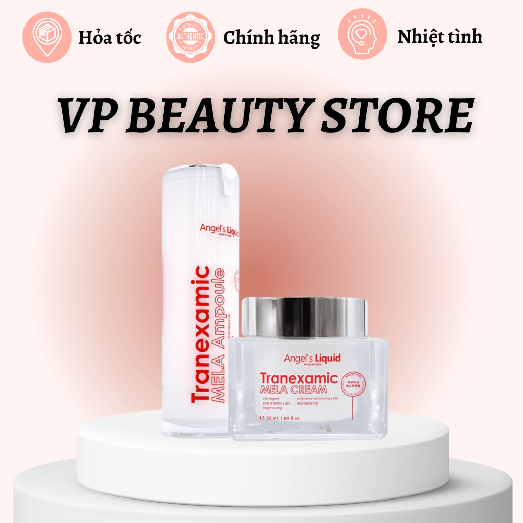 Combo Mờ Nám Chuyên Sâu Angel s Liquid Tranexamic Mela