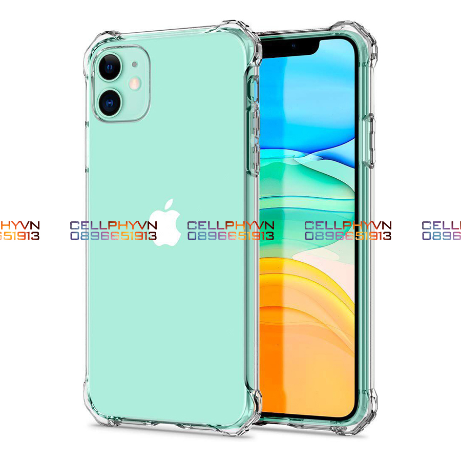 Cực phẩm ốp tpu trong suốt chống sốc iphone 11