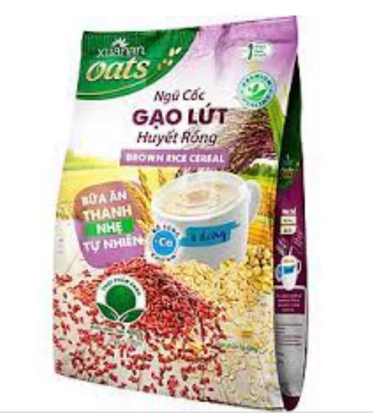 [Ngũ cốc gạo lứt huyết rồng-chính hãng] Kèm khuyến mãi theo sản phẩm Gạo Lứt Huyết Rồng 400g Xuân An giúp bữa ăn thanh nhẹ, thiên nhiên,giàu chất xơ, giàu dinh dưỡng, vitamin và chất dinh dưỡng giàu dinh dưỡng và đào thải chất độc cho cơ thể khi dùng.