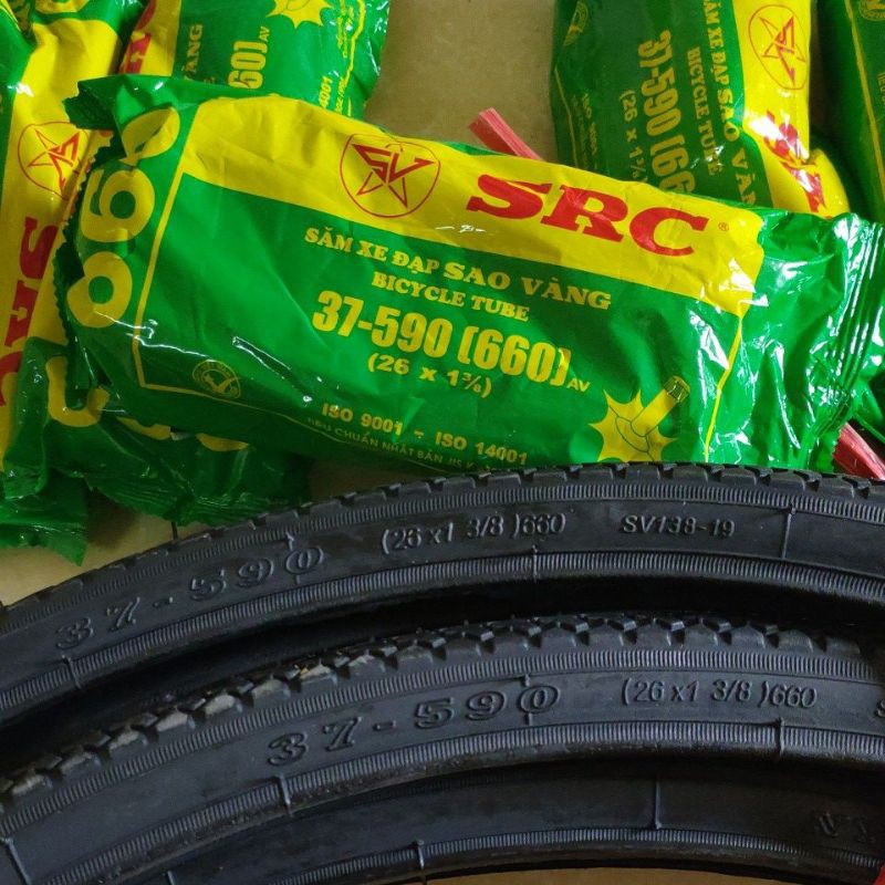 Săm hoặc lốp xe đạp 26x 1.3/8