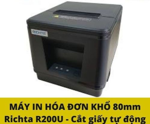 Máy in bill hóa đơn nhiệt khổ 80mm K80 Xprinter Richta Cổng USB