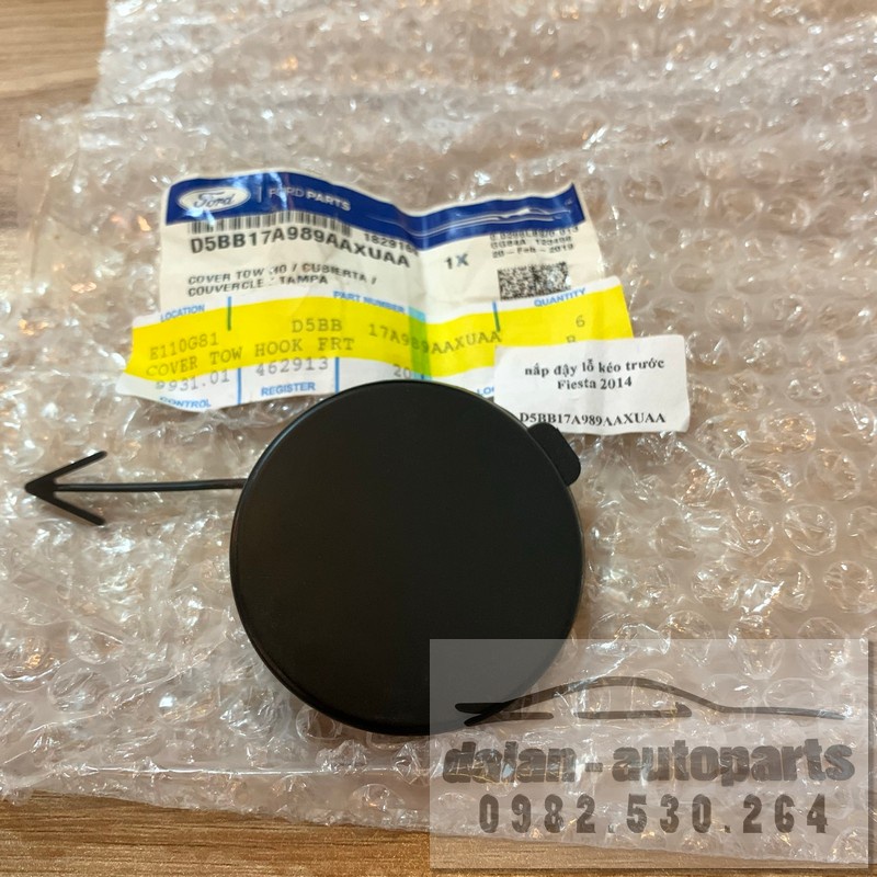 Nắp đậy lỗ móc kéo cứu hộ trước xe Ford Fiesta 2014 - D5BB17A989AAXUAA