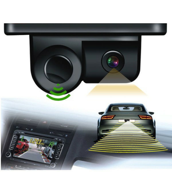 Camera cảm biến Lùi 2 in 1 Dành Cho Xe Oto 12V  ĐEN