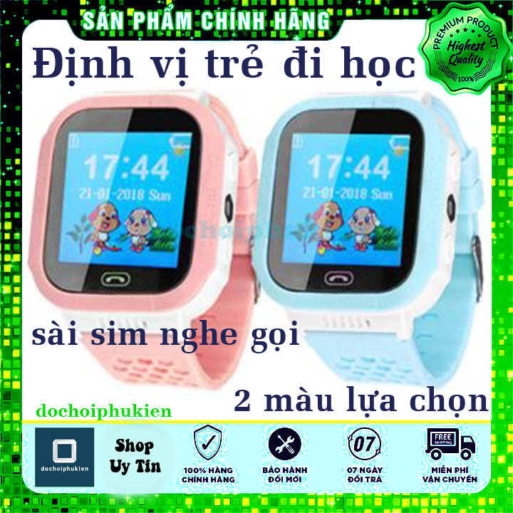 [HCM]đồng hồ định vị trẻ em sài sim nghe gọi như điện thoại quản lý con đi học dễ dàng 2 màu sắc bé trai bé gái siêu dễ thương có app điều khiển đồng hồ từ xa