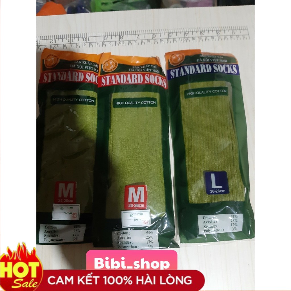 Tất, vớ màu xanh rêu ( màu xanh công an, màu xanh bộ đội )