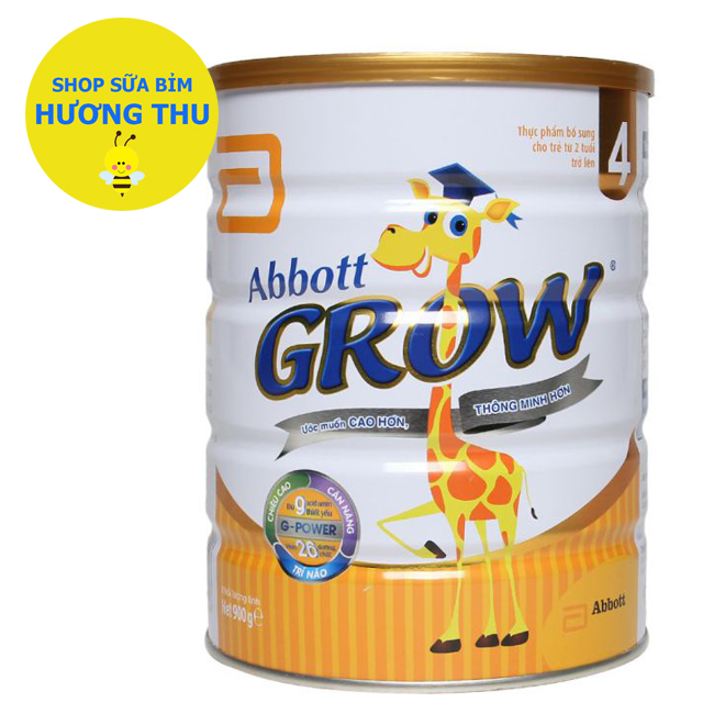 Sữa bột Abbott Grow 4 lon 900g (dành cho bé trên 2 tuổi)