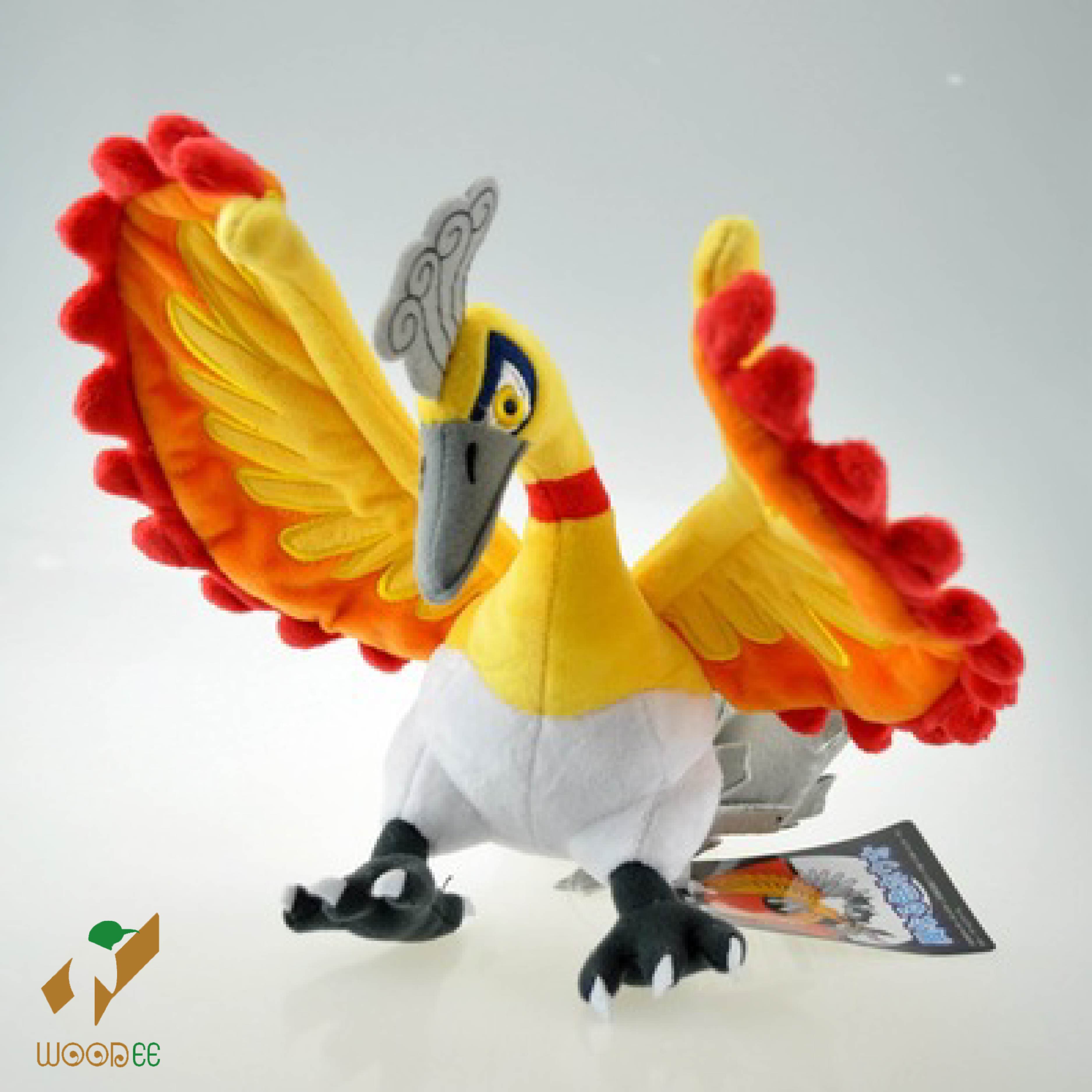 Gấu bông pokemon huyền thoại Shiny Ho-oh 25cm