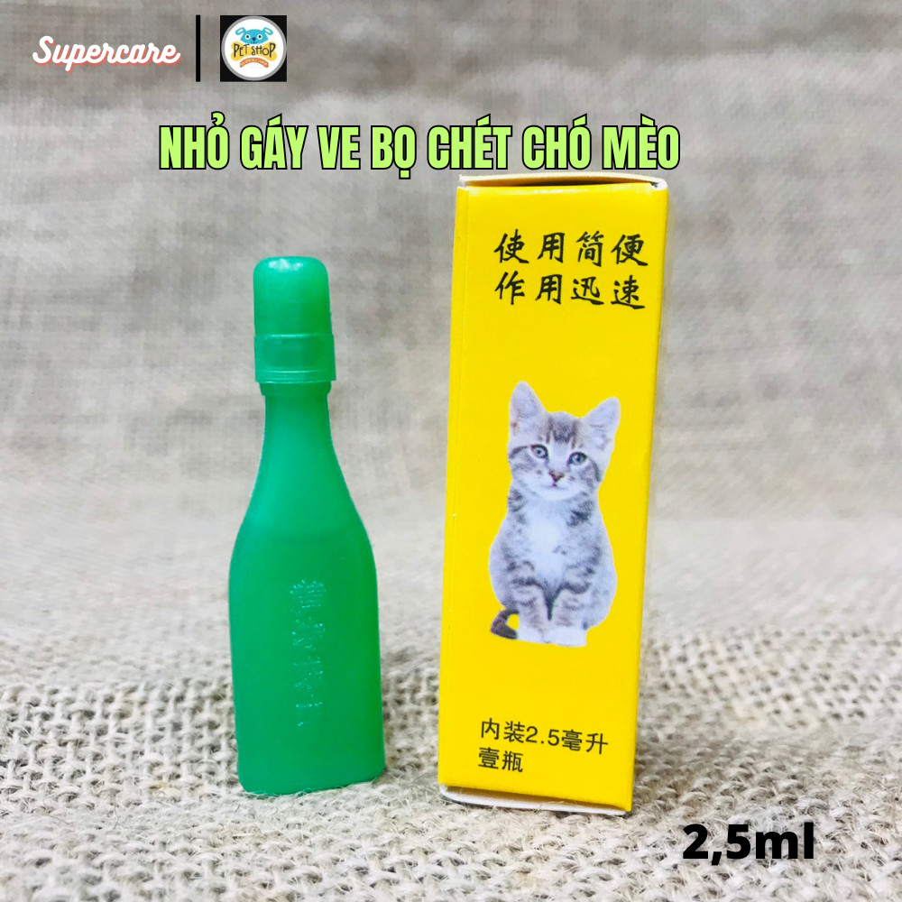 Nhỏ gáy 2,5ml - ve bọ chét cho thú cưng