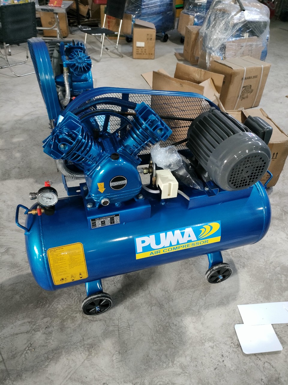 Máy nén khí dây đai PUMA 1HP-60L