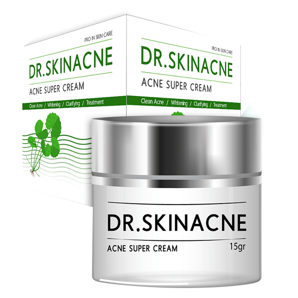 Kem trị mụn RAU MÁ Dr.skinacne HỘP 15ML