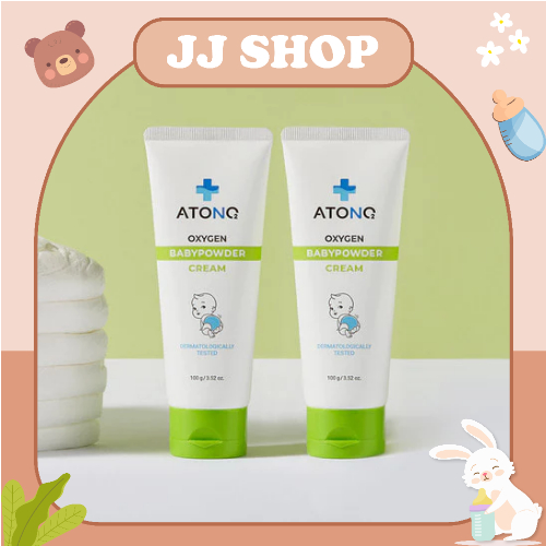 Kem Bôi Hăm Tã, Bôi Vùng Kín ATONO2 BABY POWDER OXYGEN Cho Bé Từ Sơ Sinh