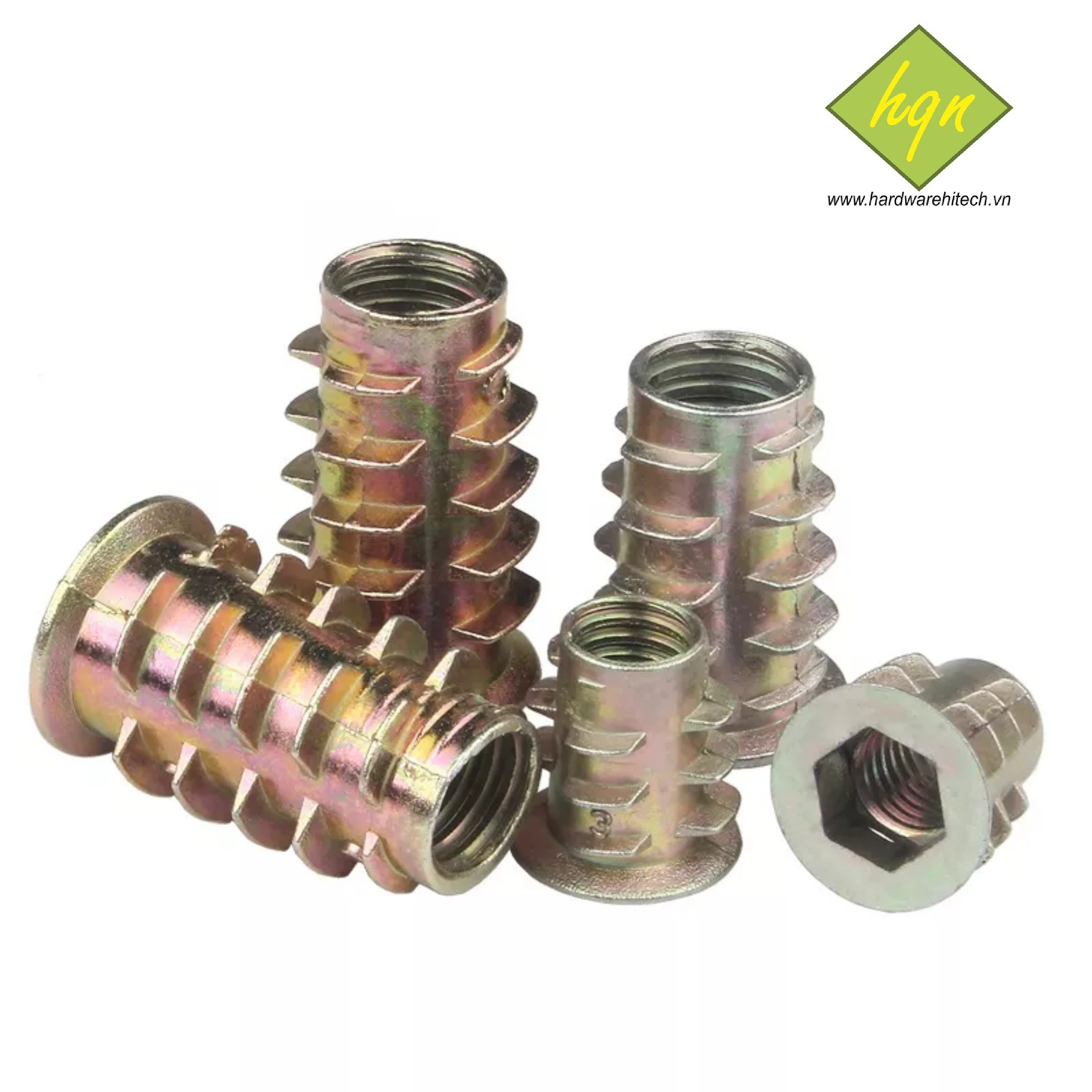 Ốc cấy có tai, tán cấy gỗ - ốc cấy gỗ có vành type d