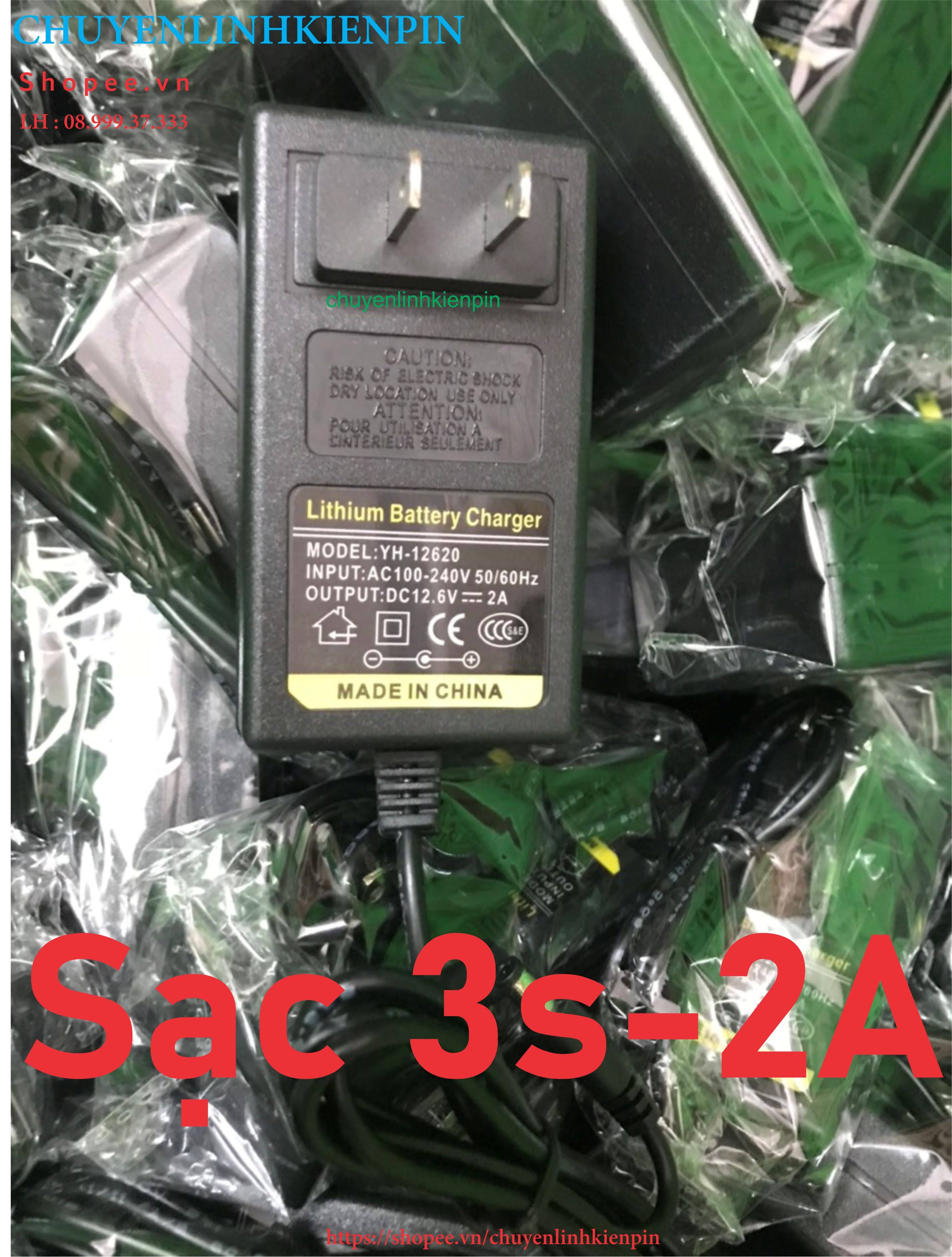 Sạc lion 3s 12.6v 2a