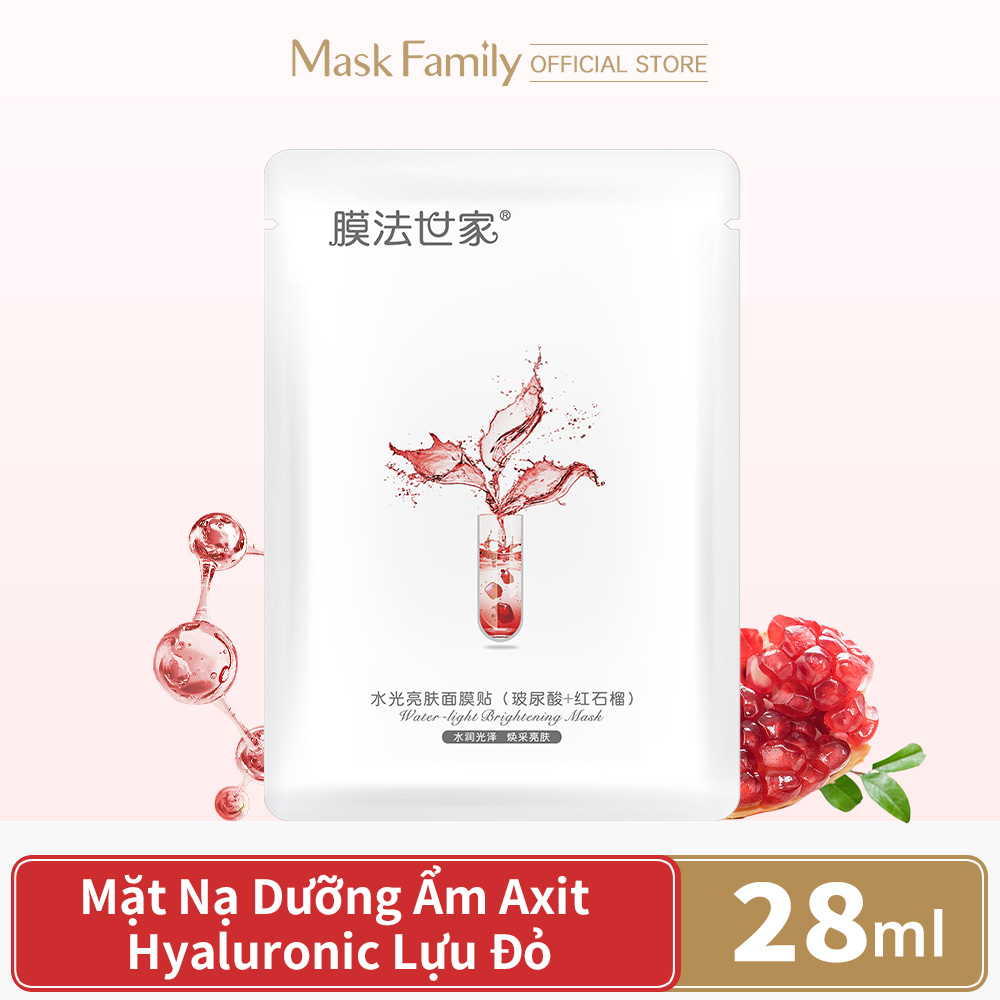 Combo 20 gói mặt nạ loại bỏ mụn đầu đen MASK FAMILY làm sạch lỗ chân lông làm mờ vết thâm mụn chống mụn trứng cá chống lão hóa chống oxy hóa dưỡng ẩm và làm sáng da mặt-INTL