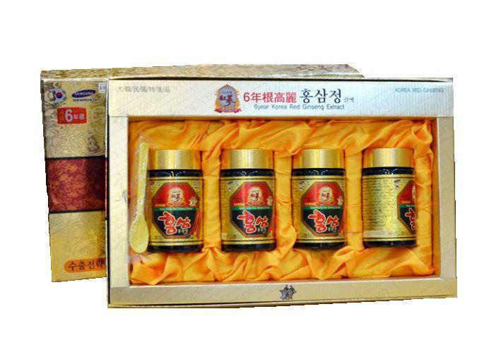 Cao Hồng Sâm Hàn Quốc 6 năm tuổi loại xịn giàu hàm lượng sâm tinh chất hộp