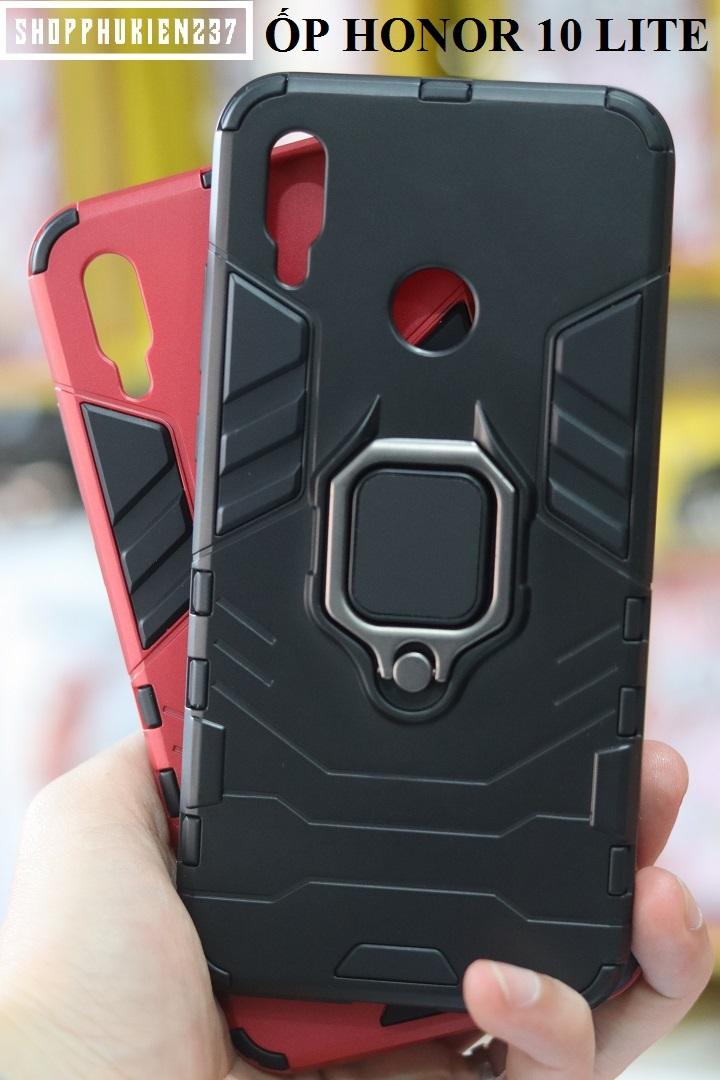 [HCM]ỐP LƯNG HUAWEI HONOR 10 LITE ỐP CHỐNG SỐC IRONMAN VER 3 KÈM NHẪN CAO CẤP
