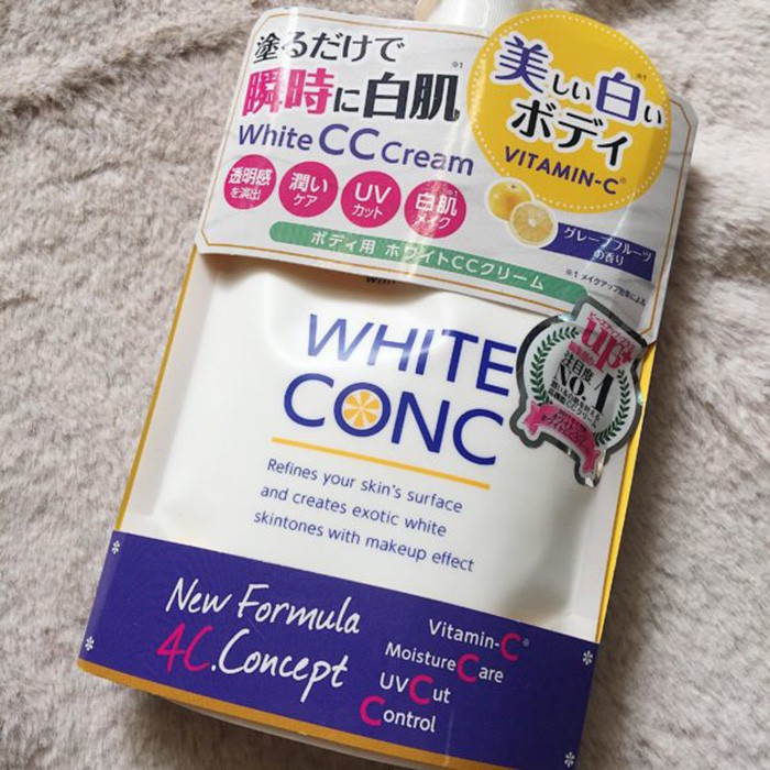 Sữa dưỡng thể White Conc white cc cream, được sản xuất từ các thành phần lành tính, đảm bảo chất lượng như mô tả, an toàn cho người sử dụng