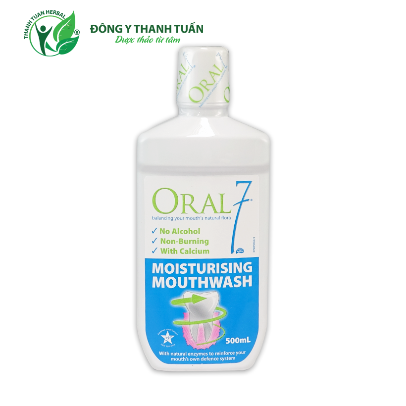 Nước súc miệng giữ ẩm Oral7® Moisturising Mouthwash - Nhập khẩu từ Anh Quốc