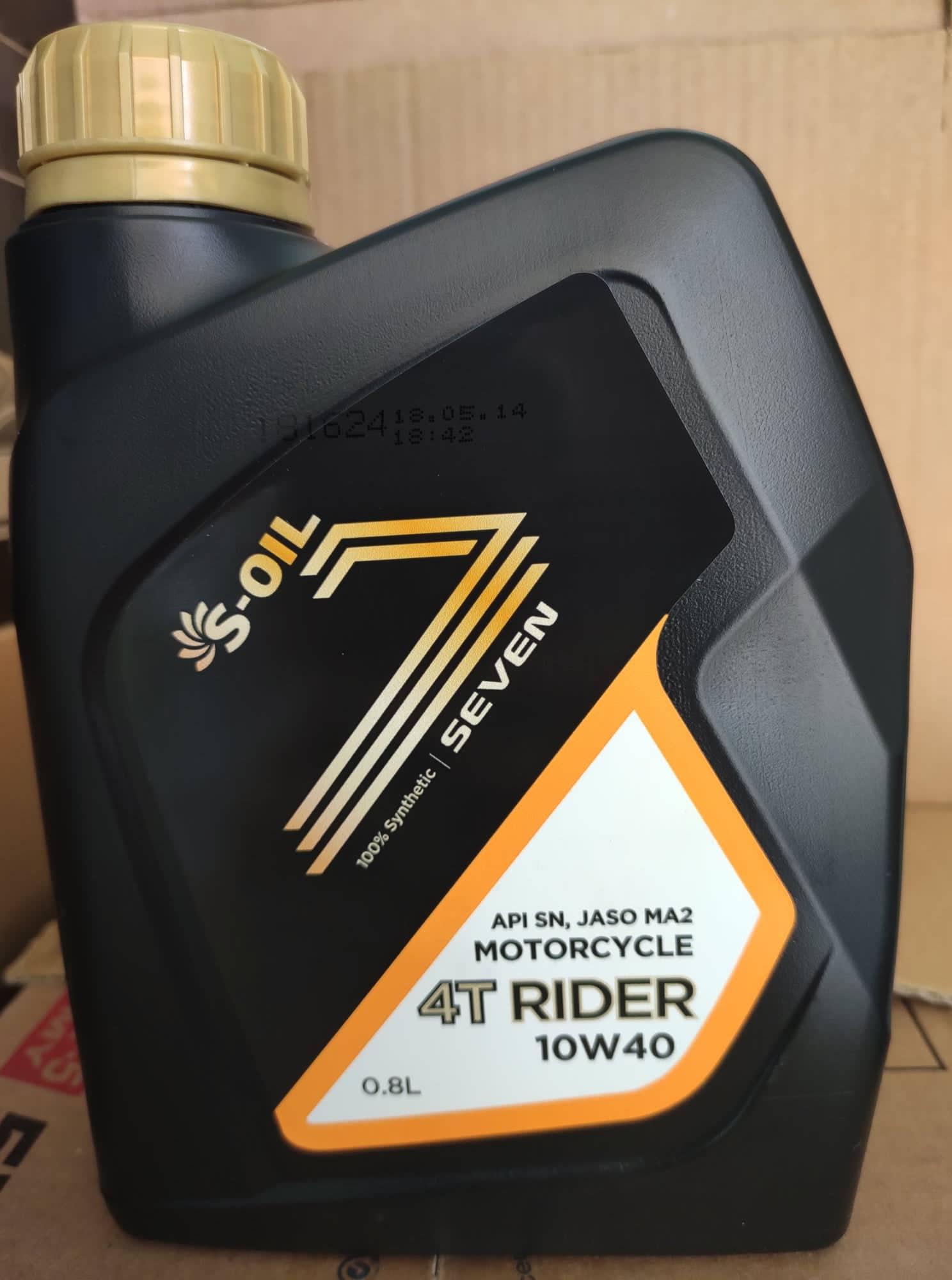 S-OIL RIDER 10W40- 800ML