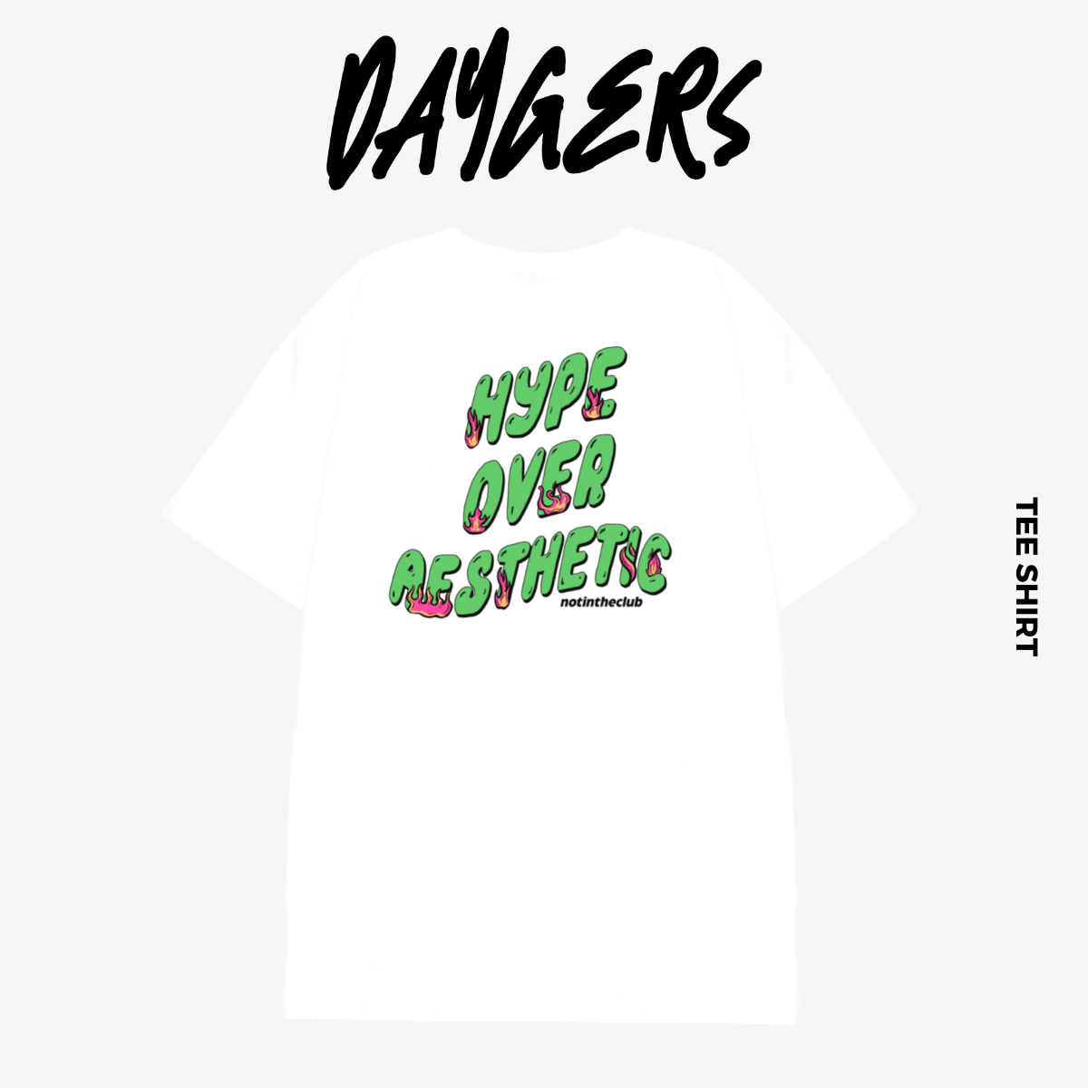 Áo thun Unisex Daygers Notintheclub - Áo phông nam nữ cotton 2 chiều dày dặn - Áo local brand chính hãng