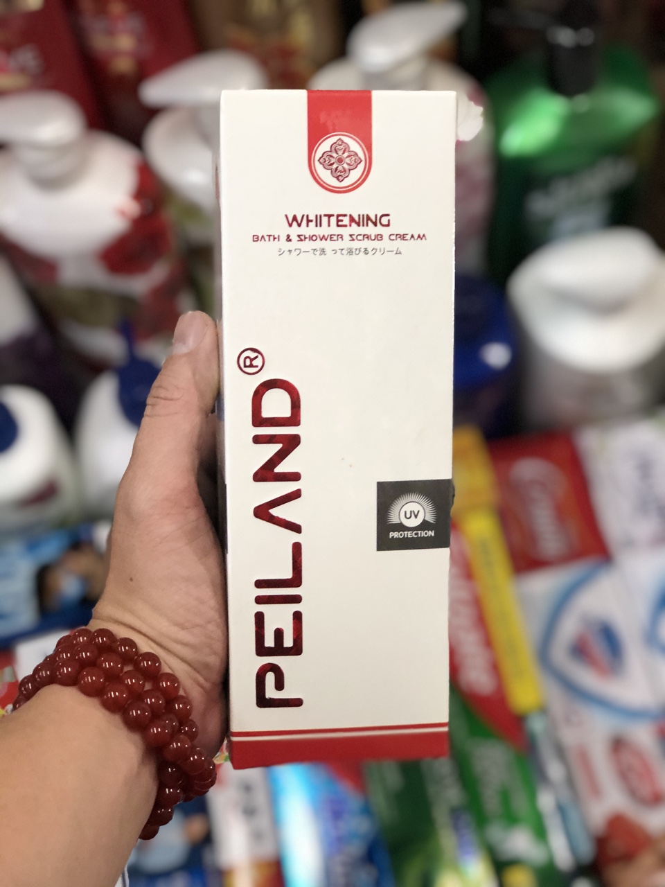 Sữa tắm hạt trắng da peiland 350ml