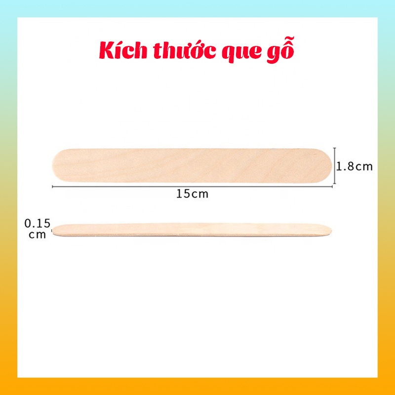 SET 50 QUE GỖ WAX LÔNG chuyên dụng trong spa - que wax lông toàn thân, đã được tiệt trùng, an toàn khi sử dụng