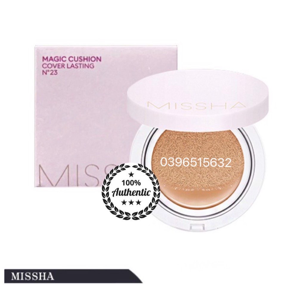 (DA DẦU) Phấn Nước Missha Magic Cushion Cover Lasting SPF50+ PA+++ 15g