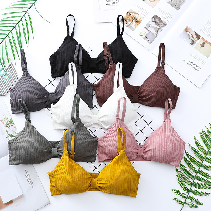 1 áo bra nơ mẫu mới cực xinh, bra thun tăm thắt nơ