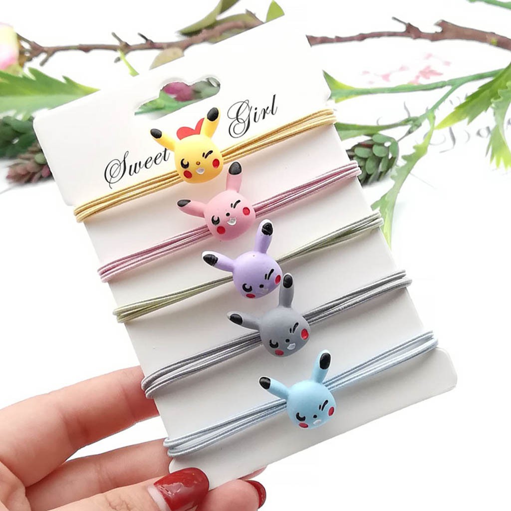 Dây buộc tóc hoạt hình pikachu đáng yêu buta ct9