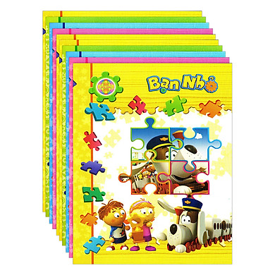 Lốc 10 quyển tập Bạn nhỏ 4 ô ly (96 trang)