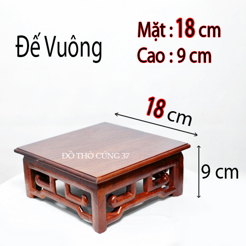 Đế gỗ hương để tượng phật , bát hương