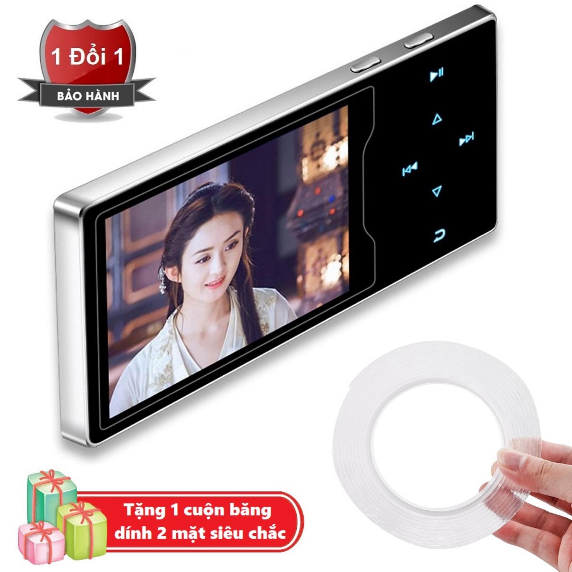Máy nghe nhạc Ruizu D08 cao cấp màn hình HD 2.4 inch Tặng kèm Băng dính 2 mặt trong suốt đa năng