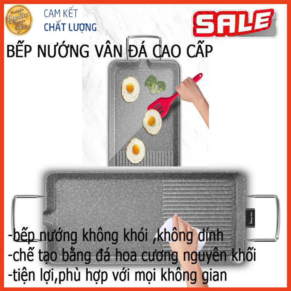 Vỉ Nướng, Bếp Nướng Điện - Bếp nướng điện Samsung DH-SS01 Không Khói Mặt Vân Đá Gang Nguyên Khối máy nướng thịt, vỉ nướng chống dính nóng nhanh dễ dàng lau rửa.