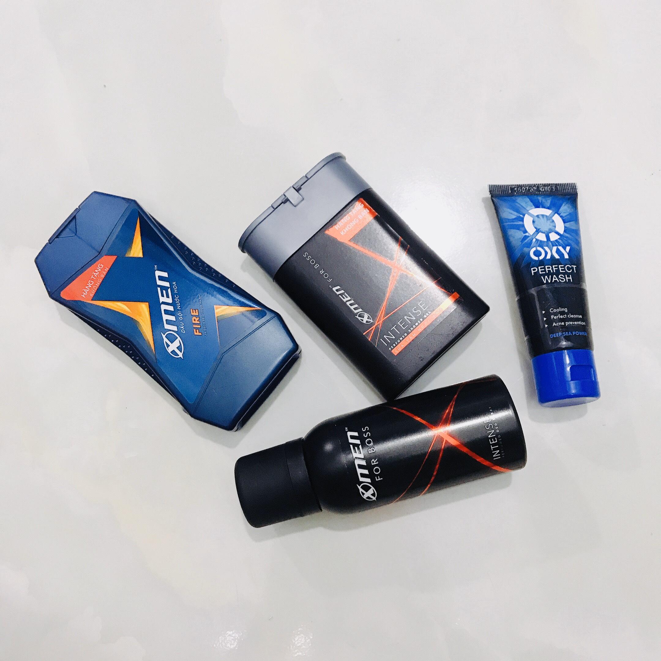 [HCM]Mua Trọn bộ 4 món dành cho nam - Tặng 5 gói dầu gội clear 6g: 1 Chai dầu gội Xmen nước hoa sạch gàu 70g/Chai + 1 Chai xịt khử mùi Xmen 40ml/Chai + 1 Chai sữa tắm Xmen 85ml/chai + 1 Tuýp rửa mặt Oxy 25g/tuýp