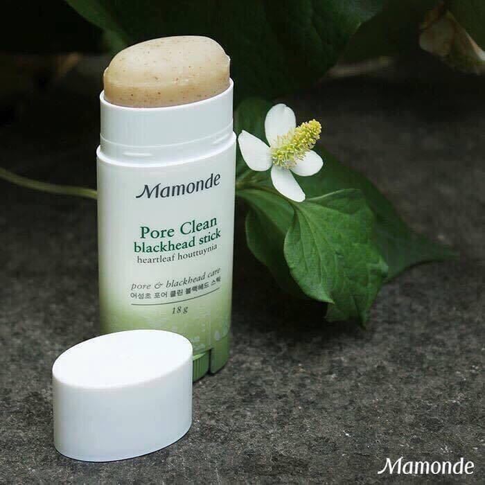 Mamonde Thanh sáp sạch mụn - Thanh lăn mụn đầu đen ngừa mụn thu nhỏ lỗ chân lông Mamonde Pore Clean Stick 18g